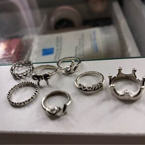 James Avery Silver Ring Collection
